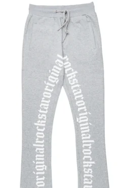 Callie Heather Grey Super Stacked Pants -The Fresh Brand Shop CallieHeatherGreySuperStackedPants2