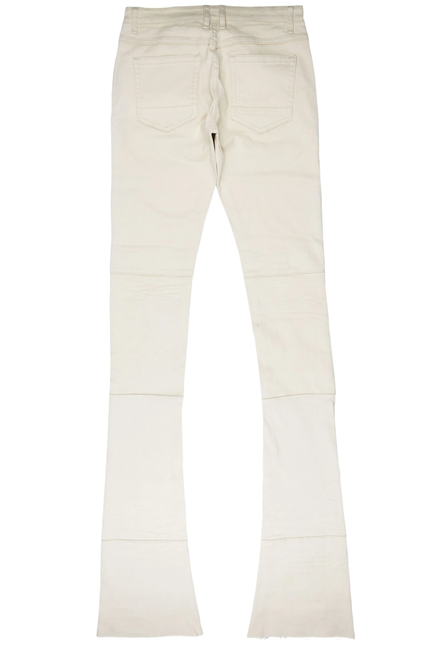 Cedar Sand Super Stacked Flare Jean 4 Cedar Sand Super Stacked Flare Jean - Image 4