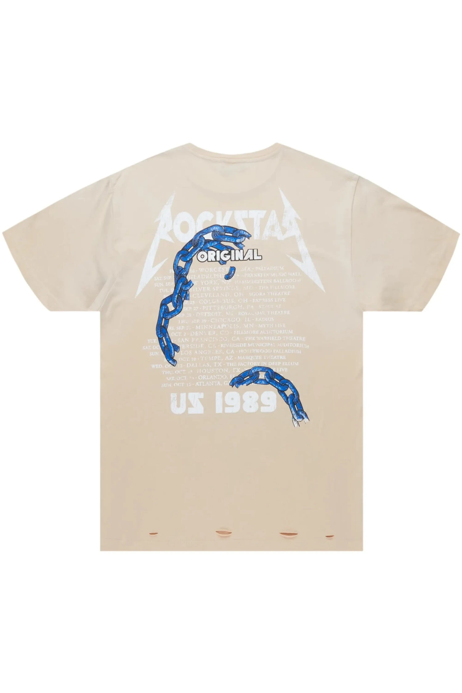 Clester Beige Graphic T-Shirt 5 Clester Beige Graphic T-Shirt - Image 5