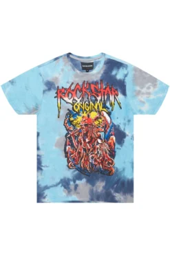 DARY TIE DYE T-SHIRT-BLUE