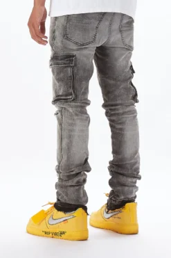 DUDLEY CARGO JEAN-GREY -The Fresh Brand Shop DUDLEY CARGO JEAN GREY4 scaled