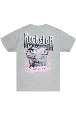 Dastard Grey Graphic T-Shirt