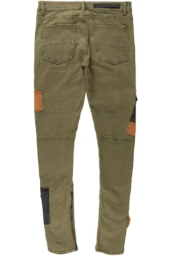 Demarcus Olive Patch Jean -The Fresh Brand Shop Demarcus Olive Patch Jean4 scaled