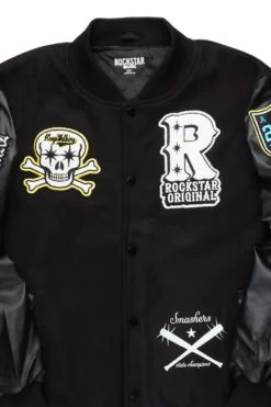 Eisen Black/Black Varsity Jacket -The Fresh Brand Shop EisenBlack BlackVarsityJacket2 scaled