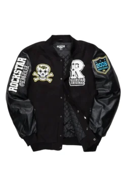 Eisen Black/Black Varsity Jacket -The Fresh Brand Shop EisenBlack BlackVarsityJacket3 scaled