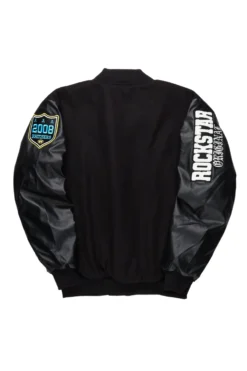 Eisen Black/Black Varsity Jacket -The Fresh Brand Shop EisenBlack BlackVarsityJacket4 scaled