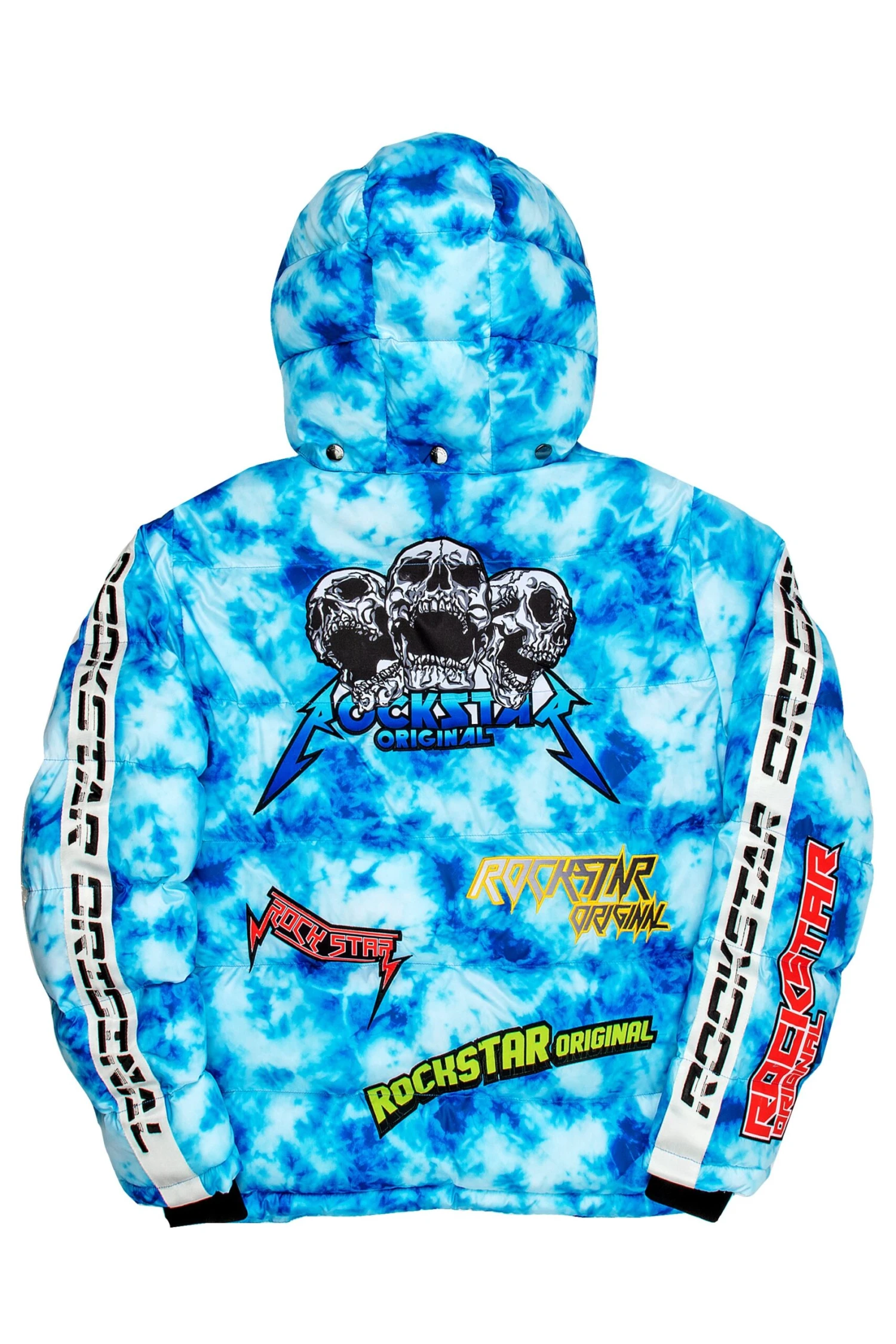 GIOVAN PUFFER JACKET- BLUE 5 GIOVAN PUFFER JACKET- BLUE - Image 5