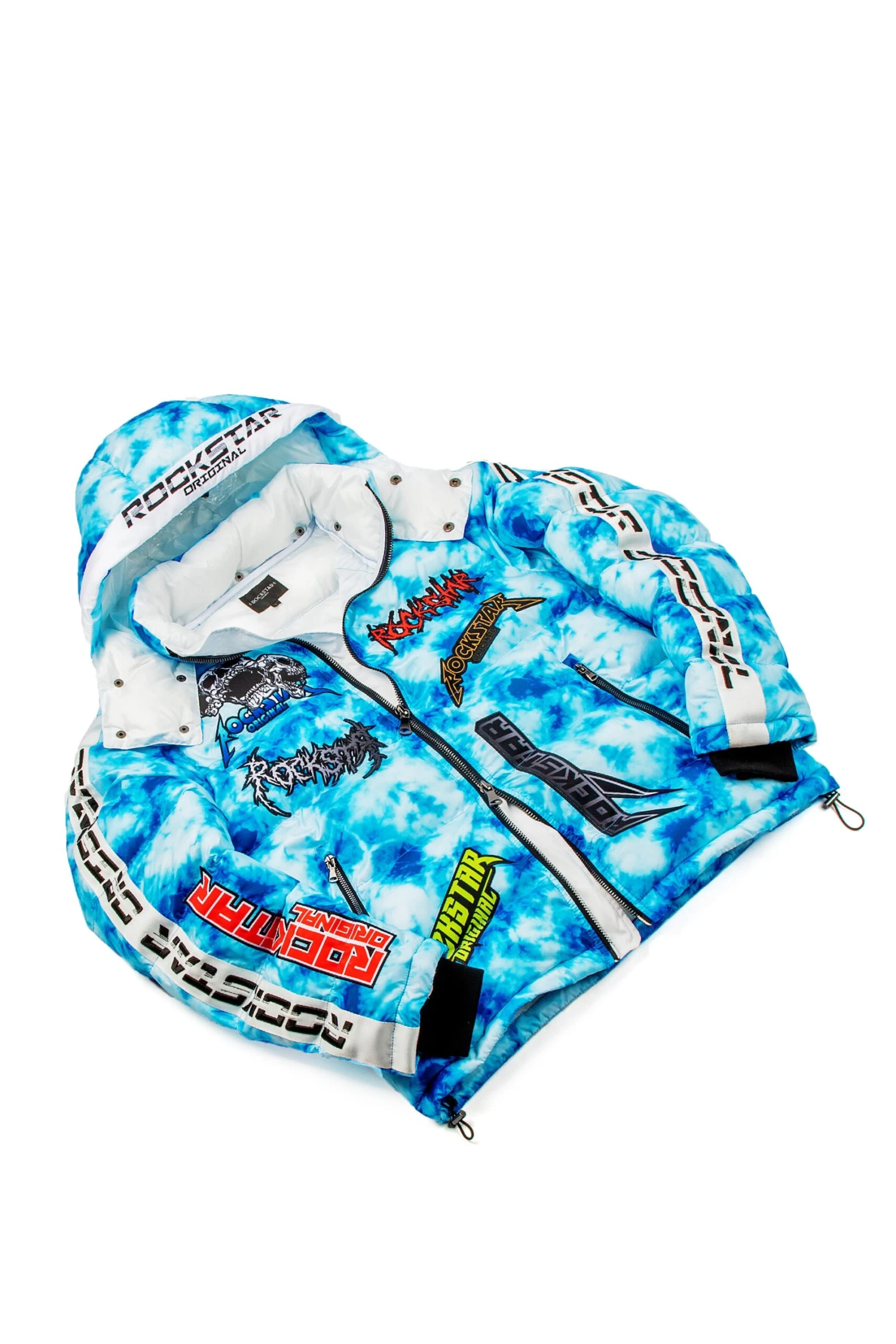 GIOVAN PUFFER JACKET- BLUE 1 GIOVAN PUFFER JACKET- BLUE