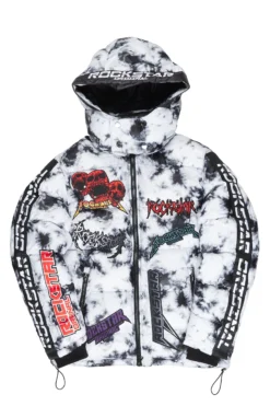 GIOVAN PUFFER JACKET- BLK/WHT -The Fresh Brand Shop GIOVAN PUFFER JACKET BLK WHT2 scaled