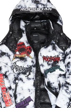 GIOVAN PUFFER JACKET- BLK/WHT -The Fresh Brand Shop GIOVAN PUFFER JACKET BLK WHT3 scaled