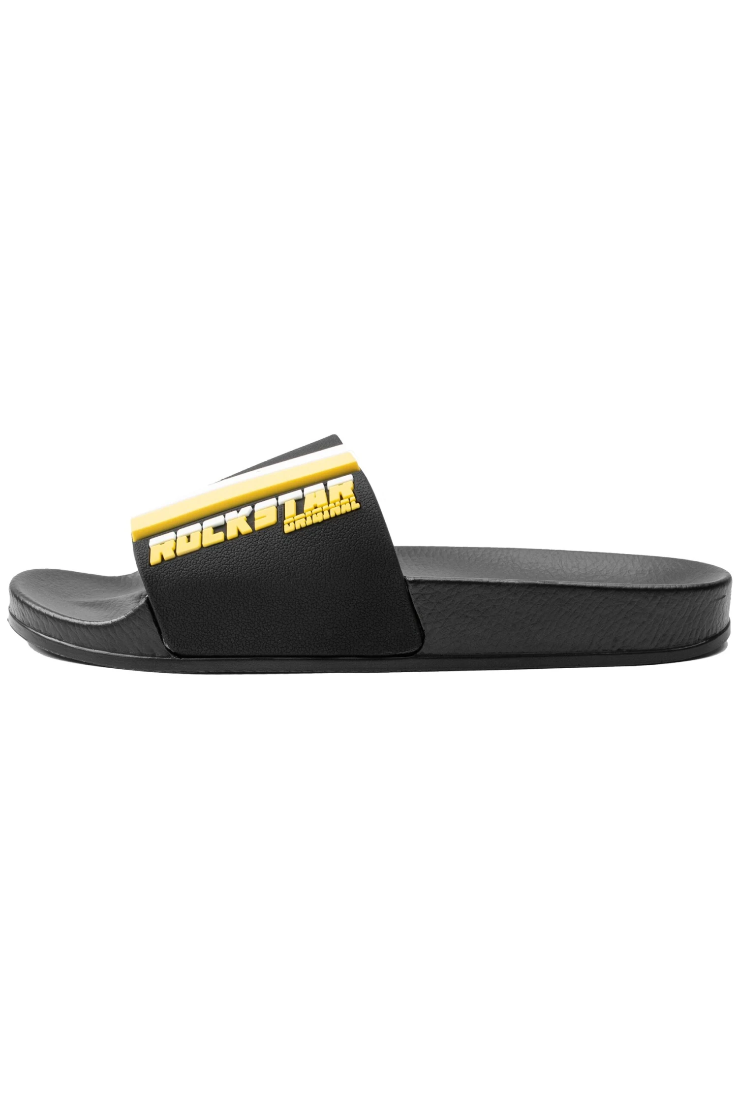 GODFREY SLIDES- BLK/YELLOW 2 GODFREY SLIDES- BLK/YELLOW - Image 2