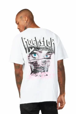 Dastard White Graphic T-Shirt