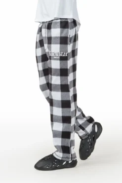 Nigel Black/White Plaid Pajamas