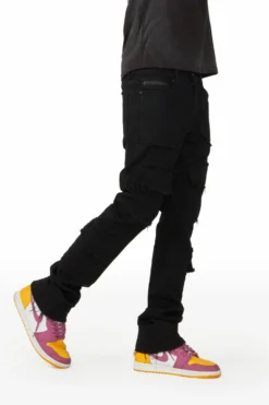 Tyrell Black Stacked Flare Cargo Jean -The Fresh Brand Shop HERO 1f90dc54 094d 4a47 b2ca f9768ad9d7b8 scaled