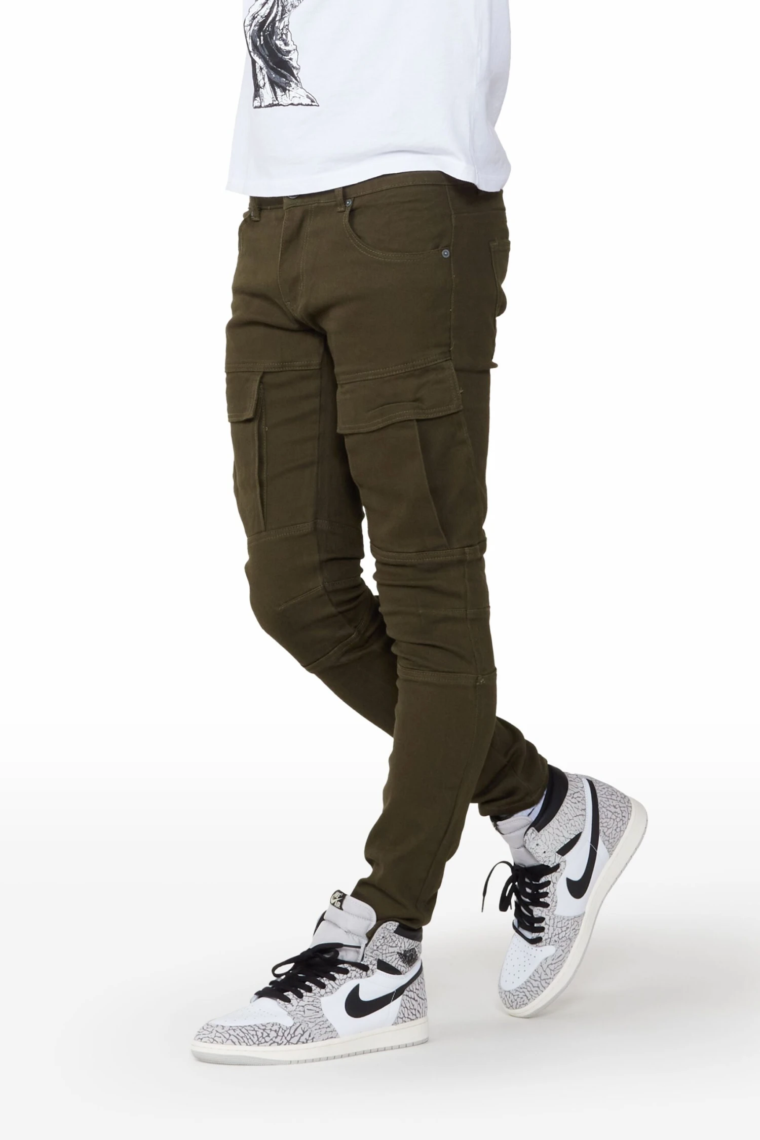 Wesley Olive Cargo Jean 1 Wesley Olive Cargo Jean