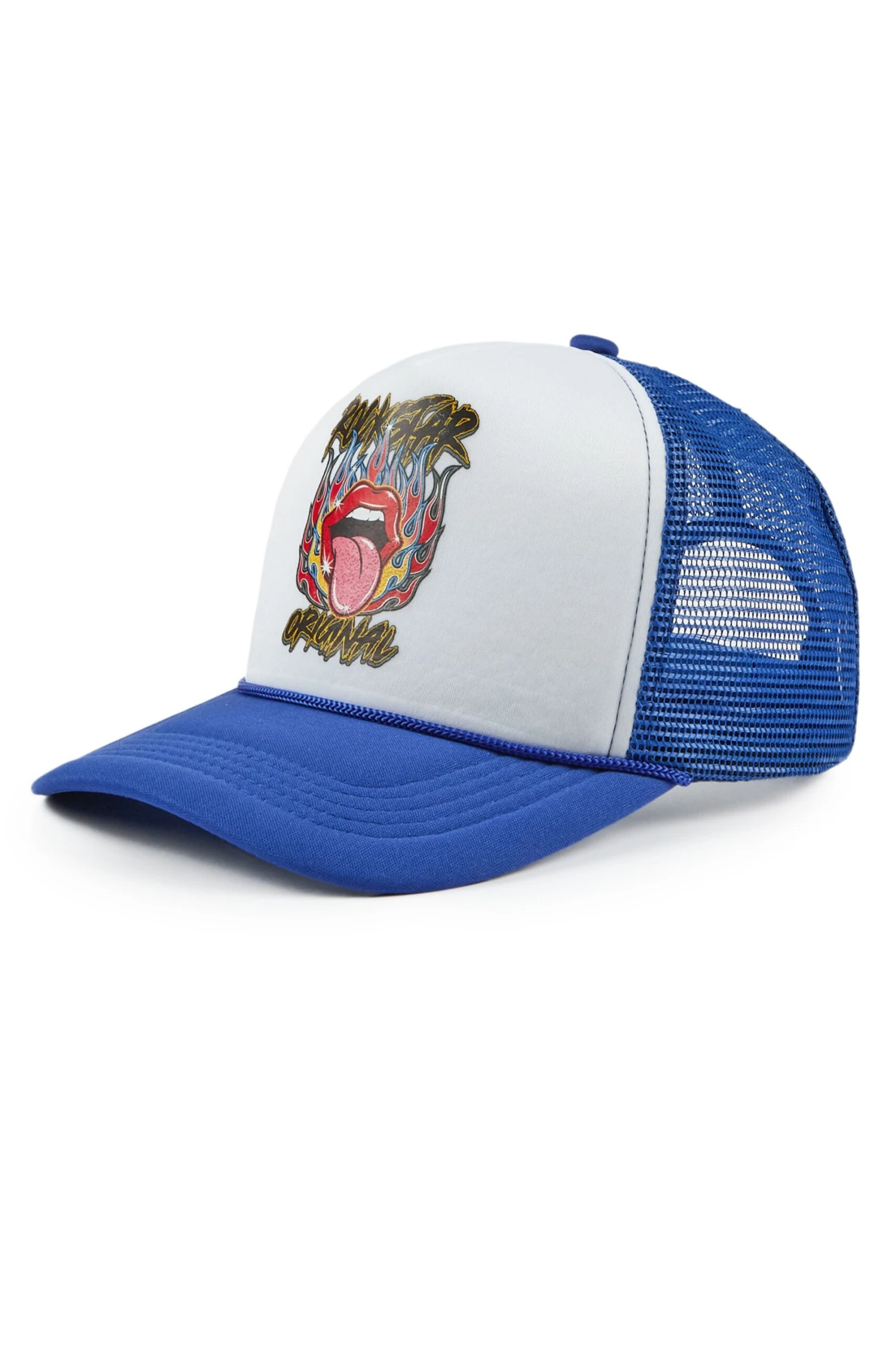 Henlix White/Royal Trucker Hat 2 Henlix White/Royal Trucker Hat - Image 2