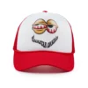 Highya White/Red Trucker Hat