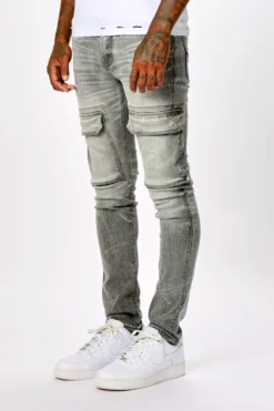 SLATE CARGO JEAN-GREY