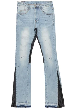 Jakob Blue Stacked Flare Jean -The Fresh Brand Shop Jakob Blue Stacked Flare Jean1 scaled