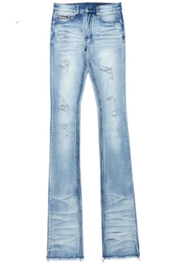 Josiah Blue Wash Super Stacked Flare Jean -The Fresh Brand Shop JosiahBlueWashSuperStackedFlareJean1 bf131624 a69d 48fc a97e 6ce27f994051