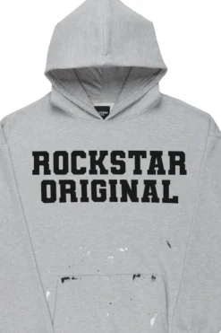 Justin Heather Grey Graphic Hoodie -The Fresh Brand Shop Justin Heather Grey Graphic Hoodie2 scaled