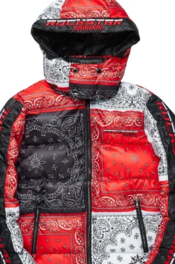 KYRO PUFFER JACKET- RED -The Fresh Brand Shop KYRO PUFFER JACKET RED3 scaled