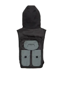 Kanan Black Backpack Vest -The Fresh Brand Shop Kanan Black Backpack Vest3 scaled