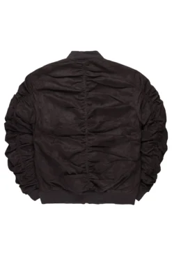 Kavita Black Bomber Jacket -The Fresh Brand Shop Kavita Black Bomber Jacket4 scaled