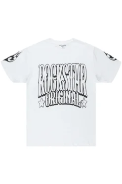 Kidd Ego White Graphic T-Shirt