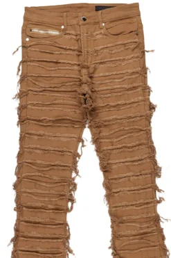 Kunno Beige Stacked Flare Jean 7 Kunno Beige Stacked Flare Jean -The Fresh Brand Shop Kunno Beige Stacked Flare Jean2 scaled