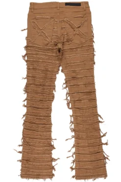 Kunno Beige Stacked Flare Jean 8 Kunno Beige Stacked Flare Jean -The Fresh Brand Shop Kunno Beige Stacked Flare Jean3 scaled