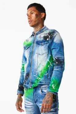 BLINK PAINTER JACKET- GREEN -The Fresh Brand Shop LOOK 14BLINKGREEN1528 scaled