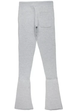 Laroi Grey Super Stacked Trackpant -The Fresh Brand Shop Laroi Grey Super Stacked Trackpant3 scaled