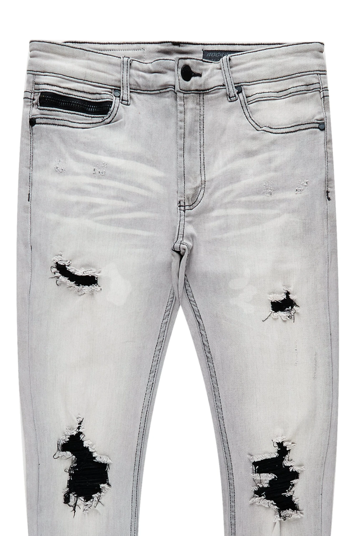 Lonzo Grey Skinny Fit Jean 13 Lonzo Grey Skinny Fit Jean - Image 13