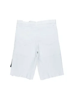 Luk White Patchwork Denim Short -The Fresh Brand Shop Luk White Patchwork Denim Short3 scaled
