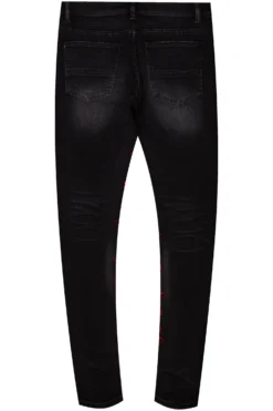 Menace Grey/Red Straight Fit Jean -The Fresh Brand Shop Menace3 Grey Red Straight Fit Jean scaled