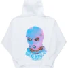 Murdra Graphic White/Blue Hoodie