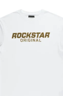 Myles Vintage White Graphic T-Shirt -The Fresh Brand Shop Myles Vintage White Graphic T Shirt2 scaled