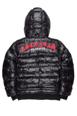 Nassau Black Puffer Jacket -The Fresh Brand Shop Nassau Black Puffer Jacket3 scaled