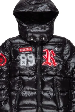 Nassau Black Puffer Jacket -The Fresh Brand Shop Nassau Black Puffer Jacket4 scaled