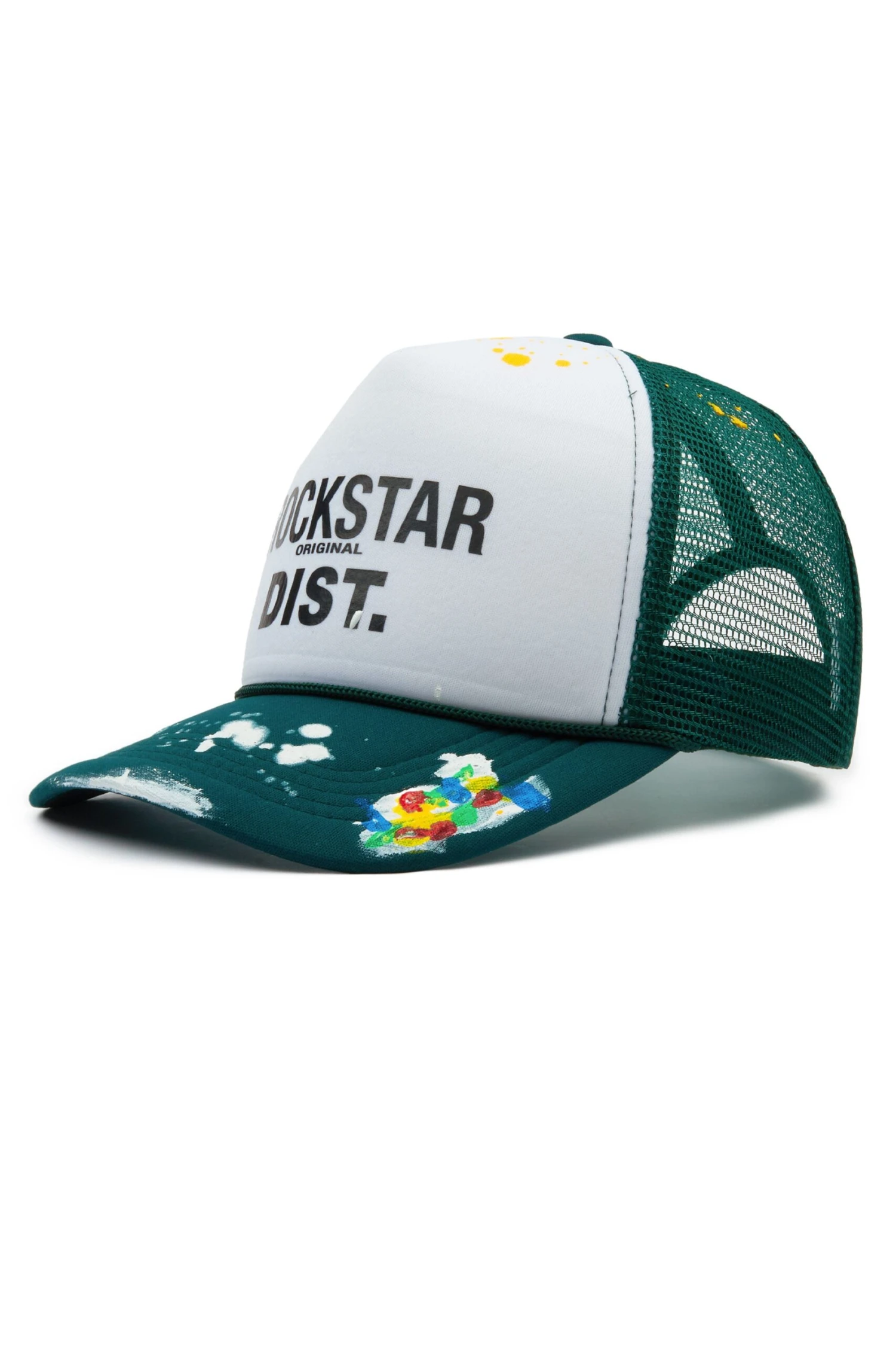 Neptune White/Dark Green Trucker Hat 2 Neptune White/Dark Green Trucker Hat - Image 2