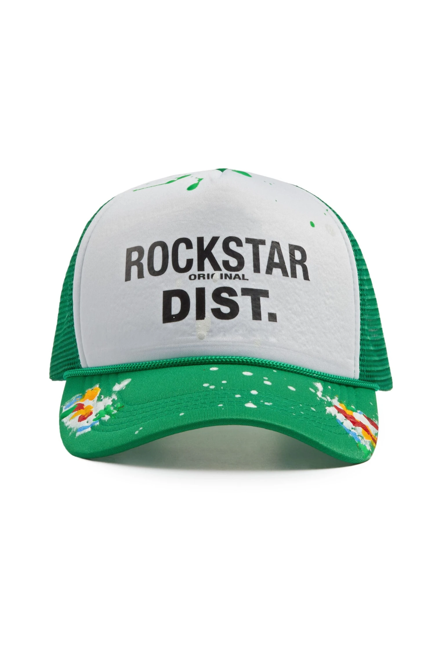 Neptune White/Green Trucker Hat 1 Neptune White/Green Trucker Hat