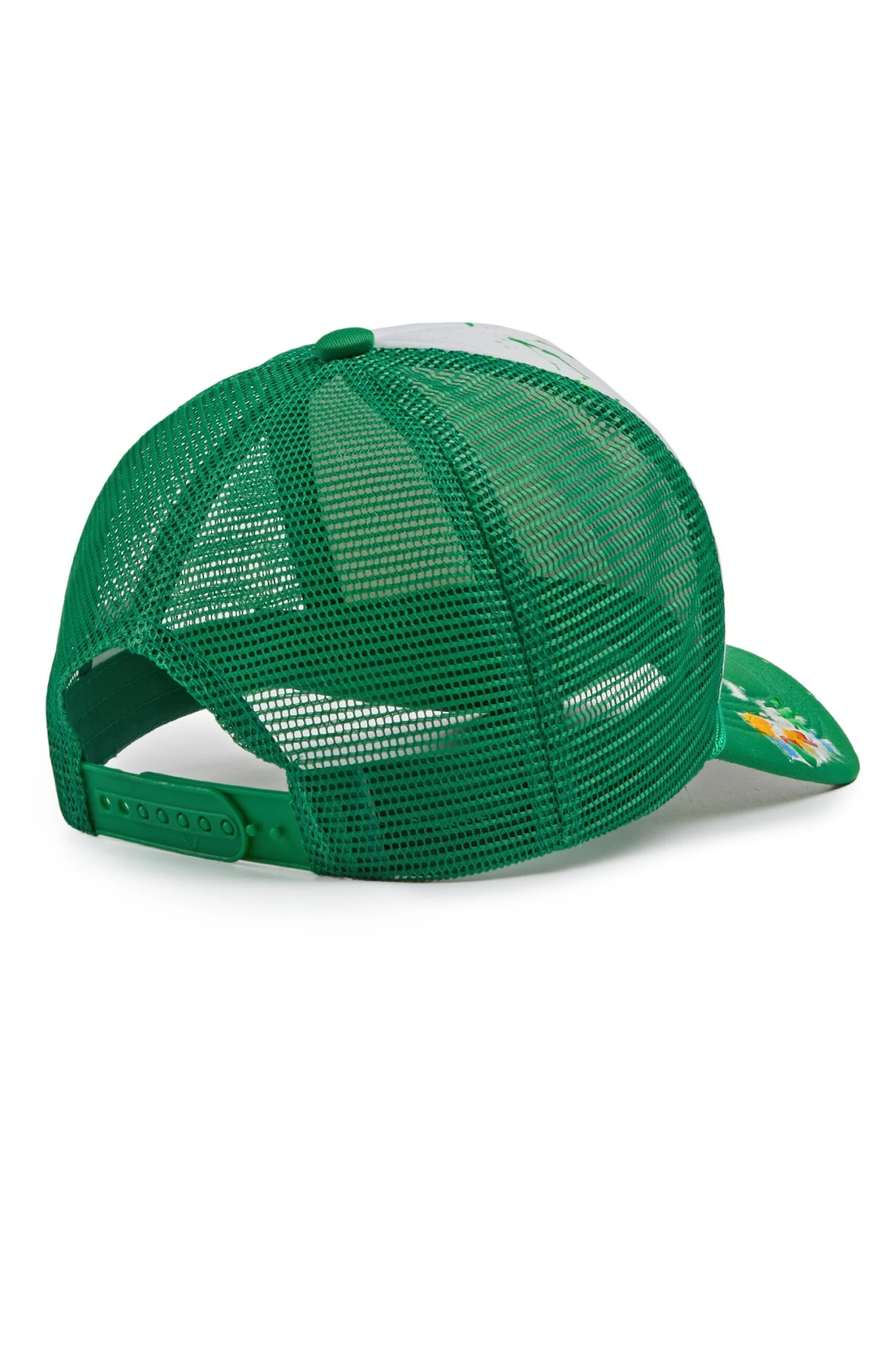 Neptune White/Green Trucker Hat 3 Neptune White/Green Trucker Hat - Image 3