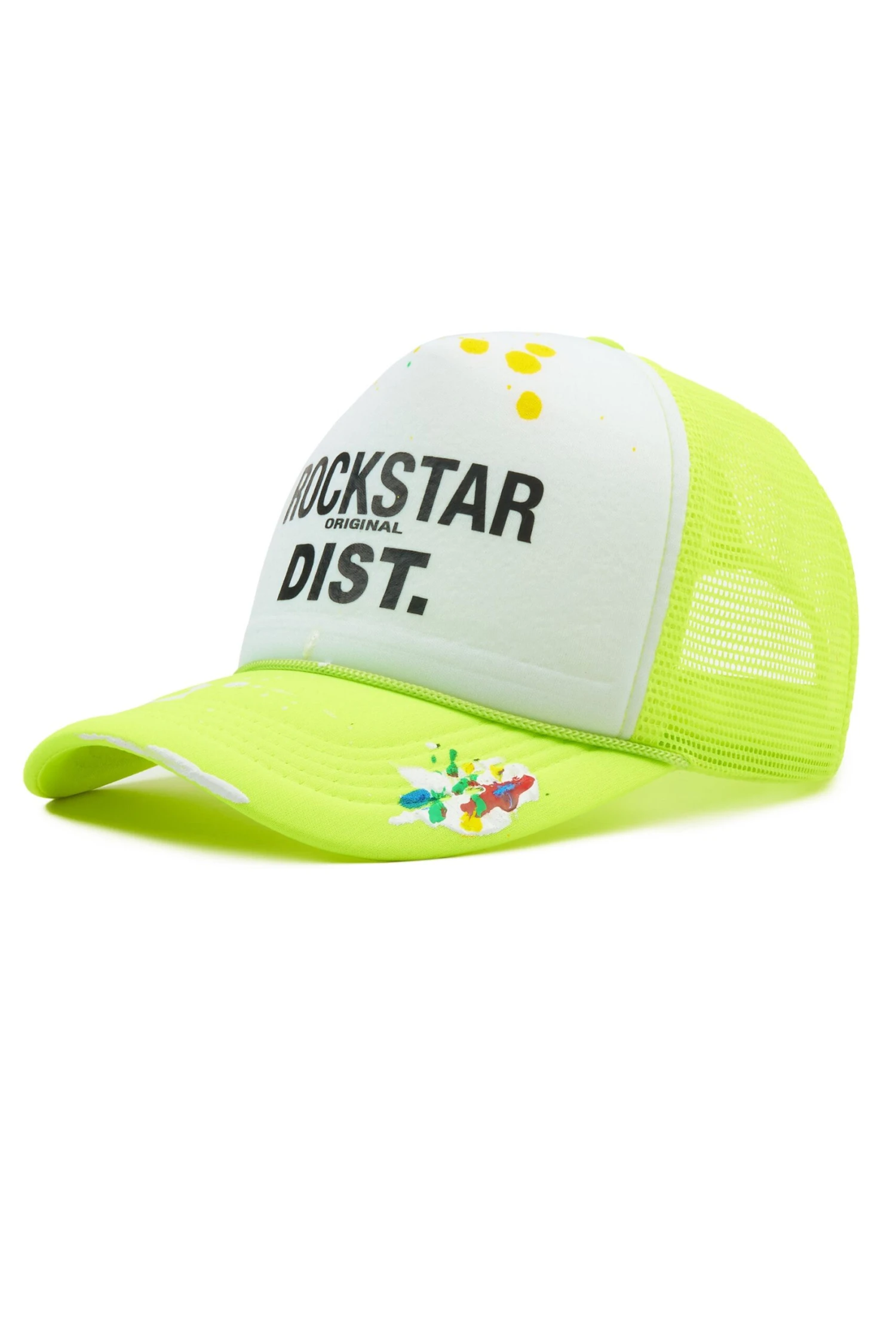 Neptune White/Neon Yellow Trucker Hat 2 Neptune White/Neon Yellow Trucker Hat - Image 2