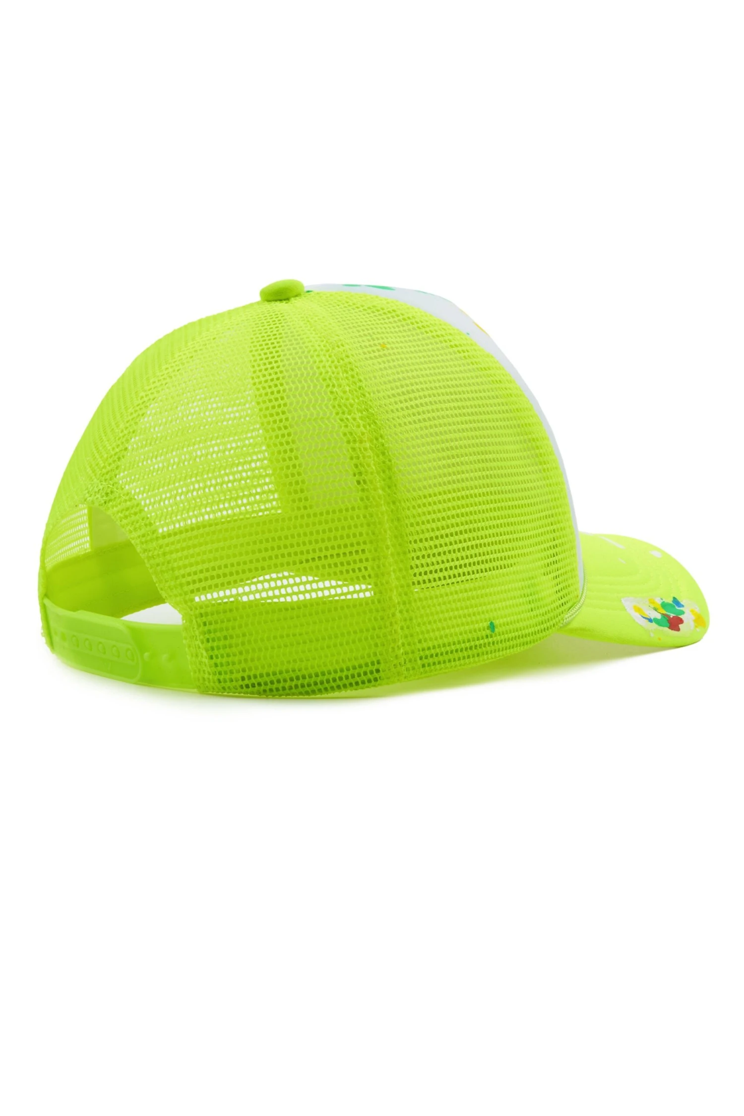 Neptune White/Neon Yellow Trucker Hat 3 Neptune White/Neon Yellow Trucker Hat - Image 3