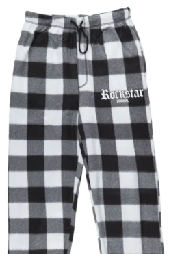 Nigel Black/White Plaid Pajamas -The Fresh Brand Shop NigelBlack WhitePlaidPajamas002 scaled