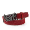 OBRIAN ROCKSTAR LOGO BELT- RED