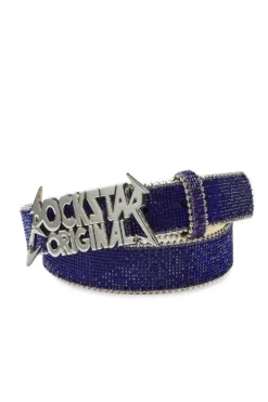 OBRIAN ROCKSTAR LOGO BELT- ROYAL
