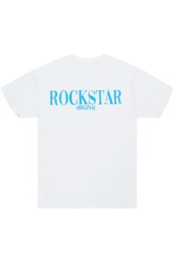 OCTAVIO PRINTED T-SHIRT- WHITE