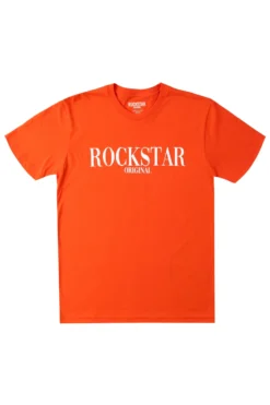 OCTAVIO PRINTED T-SHIRT- ORANGE